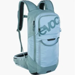 Evoc FR Lite Race Protector 10 Litres Backpack - Steel/Copen Blue -Bicycle Equipment Store 1 432