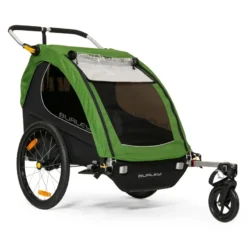 Burley Encore Child Trailer - Treetop Green -Bicycle Equipment Store 1 encore main webex