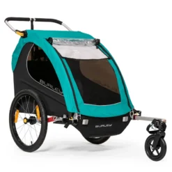 Burley Encore X Child Trailer - Turquoise -Bicycle Equipment Store 1 encore x main webex
