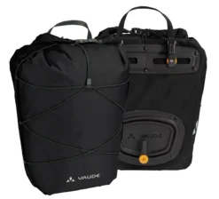 Vaude Aqua Back Light Pannier Bag - Pair - Black -Bicycle Equipment Store 12952 010