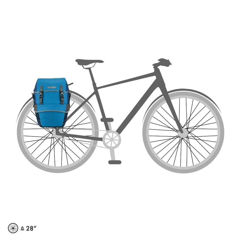 Ortlieb Bike Packer Plus QL2.1 Pannier Bags - 42 Litre - Dusk Blue/Denim 8 Ortlieb Bike Packer Plus QL2.1 Pannier Bags - 42 Litre - Dusk Blue/Denim - Image 8