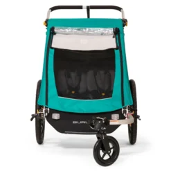 Burley Encore X Child Trailer - Turquoise -Bicycle Equipment Store 2 encore x front webex