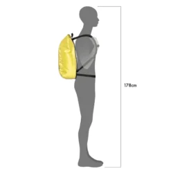 Ortlieb Velocity PS Backpack - 23 Litre - Lemon Sorbet -Bicycle Equipment Store 23 4