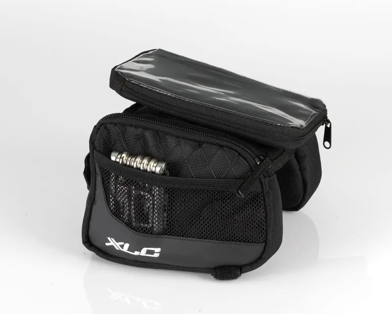 XLC BA-S97 Top Tube Pannier Bag - 800ml - Black 2 XLC BA-S97 Top Tube Pannier Bag - 800ml - Black - Image 2