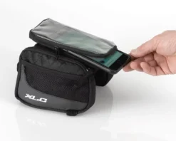 XLC BA-S97 Top Tube Pannier Bag - 800ml - Black 7 XLC BA-S97 Top Tube Pannier Bag - 800ml - Black -Bicycle Equipment Store 250 17 17320 detailbild 3