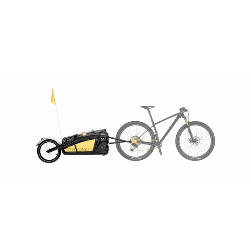 Topeak Journey Trailer With Drybag For 12mm Axles - Black/Yellow 4 Topeak Journey Trailer With Drybag For 12mm Axles - Black/Yellow - Image 4