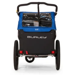 Burley DLite Old School Child Trailer - Blue -Bicycle Equipment Store 3 dlite rear webex
