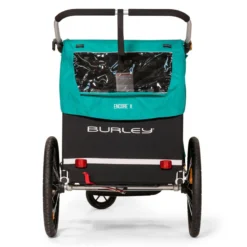 Burley Encore X Child Trailer - Turquoise -Bicycle Equipment Store 3 encore x rear webex