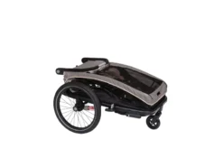 XLC Kids Duo S 2 Child Bike Trailer - Grey