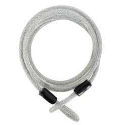 Oxford Lockmate12 Lock Extension Cable - 2500mm X 12mm - Silver -Bicycle Equipment Store 3432210 lk191 2