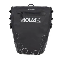 Oxford Aqua V 20L Single QR Pannier Bag - Orange/Black -Bicycle Equipment Store 3602529 ol942 2