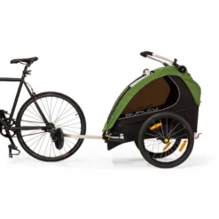 Burley Encore Child Trailer - Treetop Green -Bicycle Equipment Store 4 encore bike webex