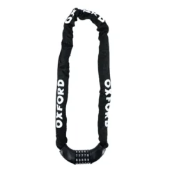 Oxford Combi Chain6 Combination Chain Lock - 900mm X 6mm - Black