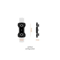 Fidlock Tex Base Multi Water Bottle Holder - Black -Bicycle Equipment Store 6 251