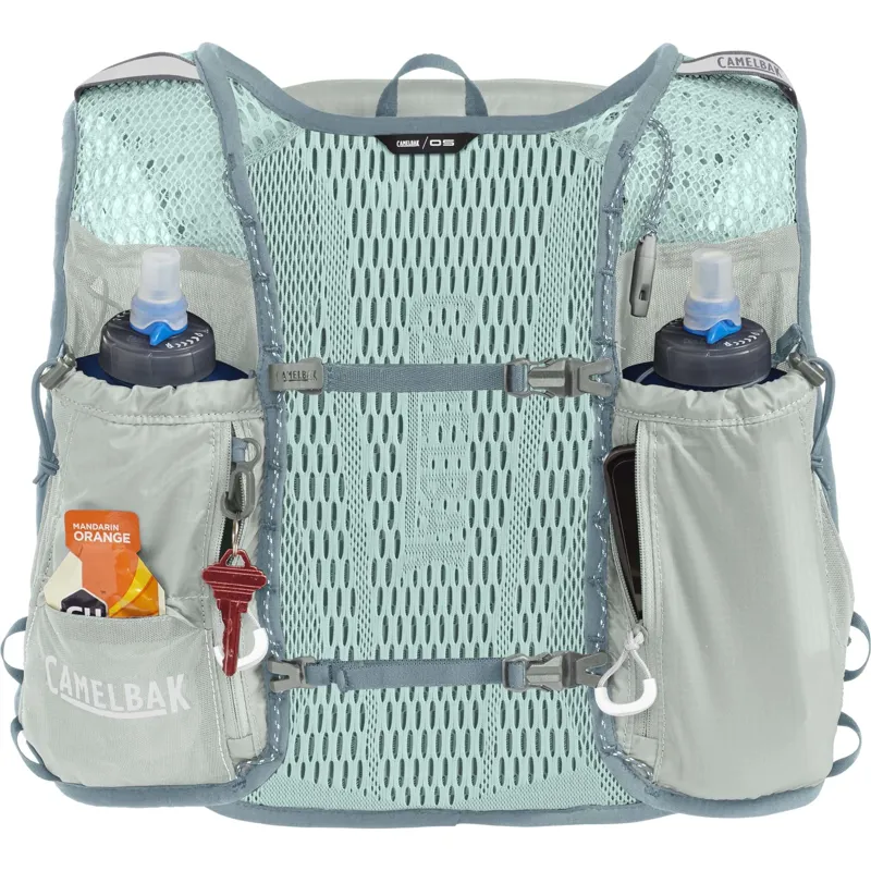 Camelbak Zephyr Vest 11+1 Litre Hydration Vest - Pigeon/Blue Surf 4 Camelbak Zephyr Vest 11+1 Litre Hydration Vest - Pigeon/Blue Surf - Image 4
