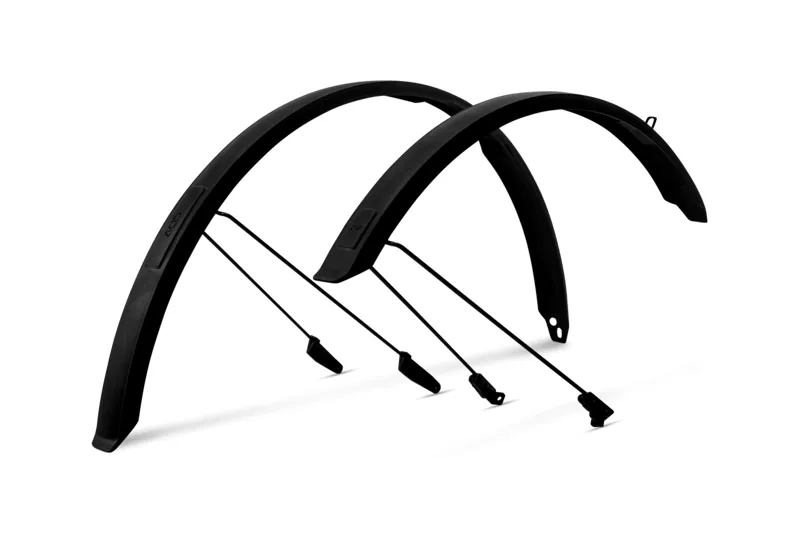 Cube Acid Mudguard Set - 50mm X 28 Inch - Black 1 Cube Acid Mudguard Set - 50mm X 28 Inch - Black