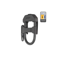 Hiplok DX D Lock With Frame Clip - Diamond Sold Secure - Black