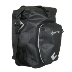 ETC Arid Waterproof Roll Top Pannier - 27L -Black
