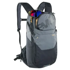 Evoc Ride Performance Backpack 12 Litre - Carbon Grey/Black -Bicycle Equipment Store EV724803 2
