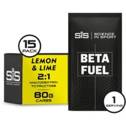 SIS BETA Fuel Energy Drink Powder Box Of 15 X 82g Sachets - Orange -Bicycle Equipment Store FS210095 1