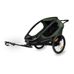 Hamax Outback Twin Reclining Child Trailer - Navy/White 8 Hamax Outback Twin Reclining Child Trailer - Navy/White -Bicycle Equipment Store HAM400062 1