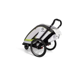 Hamax Breeze Single Child Bike Trailer - White/Green