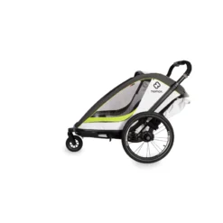 Hamax Breeze Twin Child Bike Trailer - White/Green -Bicycle Equipment Store HAMBRTWT 59810 03