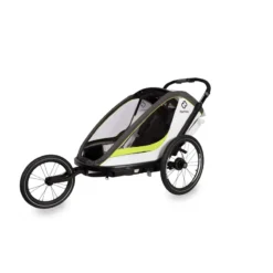 Hamax Breeze Twin Child Bike Trailer - White/Green -Bicycle Equipment Store HAMBRTWT 59810 04
