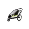 Hamax Breeze Twin Child Bike Trailer - White/Green