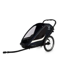 Hamax Breeze Twin Child Bike Trailer - Navy/Cream -Bicycle Equipment Store HAMBRTWT 59813