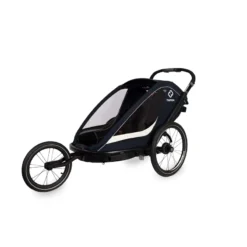 Hamax Breeze Twin Child Bike Trailer - Navy/Cream -Bicycle Equipment Store HAMBRTWT 59813 01