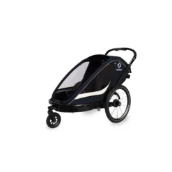 Hamax Breeze Twin Child Bike Trailer - Navy/Cream -Bicycle Equipment Store HAMBRTWT 59813 03