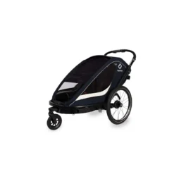 Hamax Breeze Twin Child Bike Trailer - Navy/Cream -Bicycle Equipment Store HAMBRTWT 59813 04