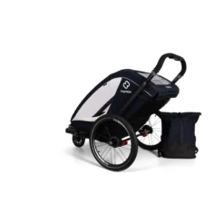 Hamax Breeze Twin Child Bike Trailer - Navy/Cream -Bicycle Equipment Store HAMBRTWT 59813 08