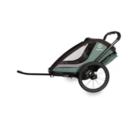 Hamax Cocoon Single Child Bike Trailer - Green/Black