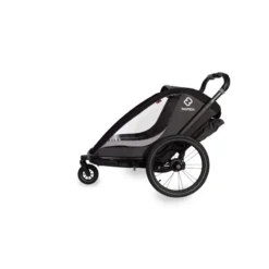 Hamax Cocoon Single Child Bike Trailer - Grey/Black -Bicycle Equipment Store HAMCOCHT 59819 02