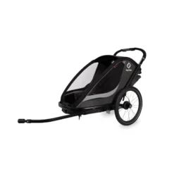 Hamax Cocoon Twin Child Bike Trailer - Grey/Black -Bicycle Equipment Store HAMCOTWT 59817