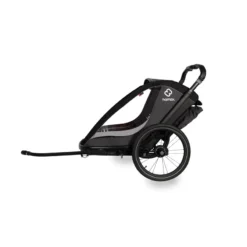 Hamax Cocoon Twin Child Bike Trailer - Grey/Black -Bicycle Equipment Store HAMCOTWT 59817 01