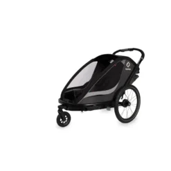 Hamax Cocoon Twin Child Bike Trailer - Grey/Black -Bicycle Equipment Store HAMCOTWT 59817 04