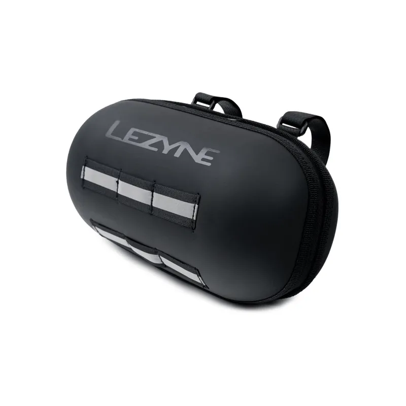 Lezyne Hard Bar Caddy Handlebar Bag - Black 1 Lezyne Hard Bar Caddy Handlebar Bag - Black