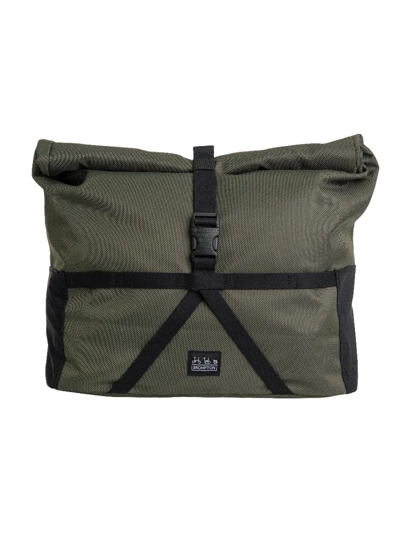 Brompton Borough Roll Top Bag - Medium - Olive 1 Brompton Borough Roll Top Bag - Medium - Olive