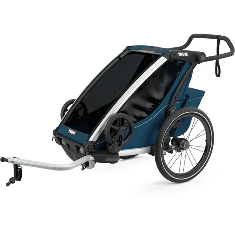 Thule Chariot Cross 1 Child Trailer - Blue 2 Thule Chariot Cross 1 Child Trailer - Blue - Image 2