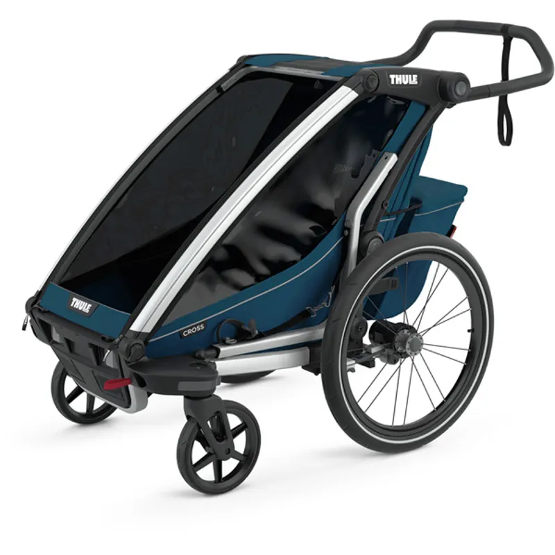 Thule Chariot Cross 1 Child Trailer - Blue 3 Thule Chariot Cross 1 Child Trailer - Blue - Image 3