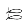 HipLok Z-Lok Armoured Twin Pack Reuseable Tie - Black - 40cm