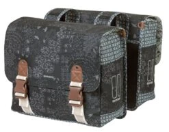 Basil Boheme Double Pannier Bag - 35L - Blue