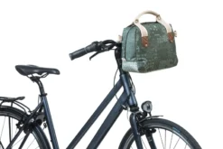 Basil Boheme Citybag Handlebar Bag - 8L - Forest Green -Bicycle Equipment Store basil boheme city bag kf handlebar bag 8l green