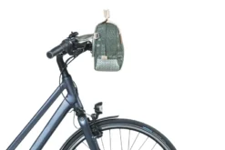 Basil Boheme Citybag Handlebar Bag - 8L - Forest Green -Bicycle Equipment Store basil boheme city bag kf handlebar bag 8l green1