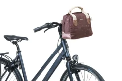 Basil Boheme Citybag Handlebar Bag - 8L - Fig Red -Bicycle Equipment Store basil boheme city bag kf handlebar bag 8l red