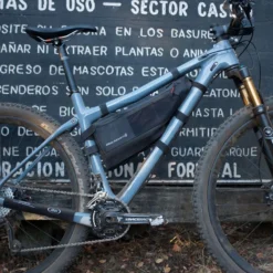 Blackburn Outpost Frame Bag - Medium -Bicycle Equipment Store blackburn outpost frame bag feature lifestyle 1