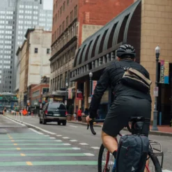 Blackburn Outpost Rear Pannier Rack - Titanium -Bicycle Equipment Store blackburn outpost rear world touring rack in city